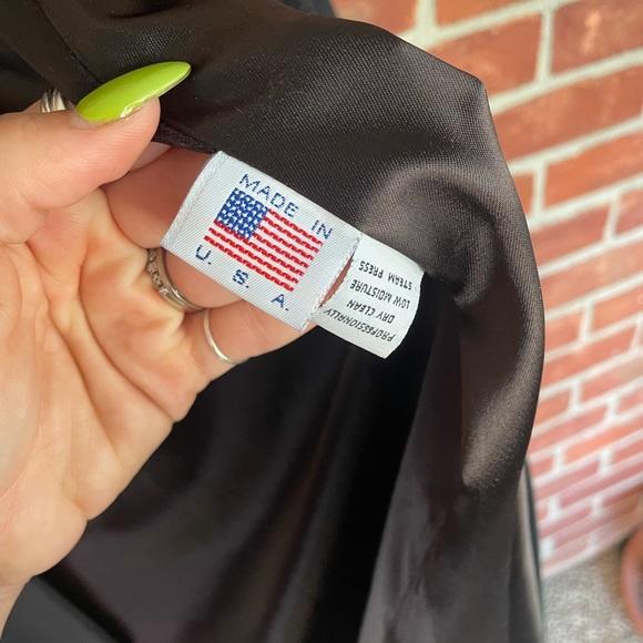 Vintage black wool long maxi coat - Picture 8 of 11